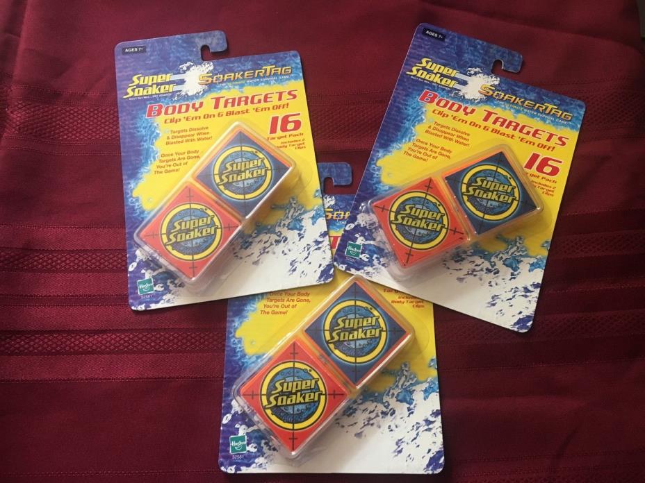 Hasbro Super Soaker SoakerTag Body Targets - NEW