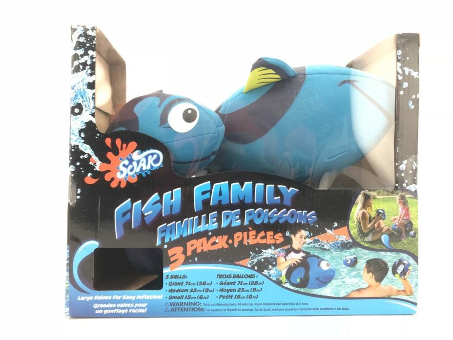 Fish Family Pool Toys Family Comes in 3 Different Sizes WH005
