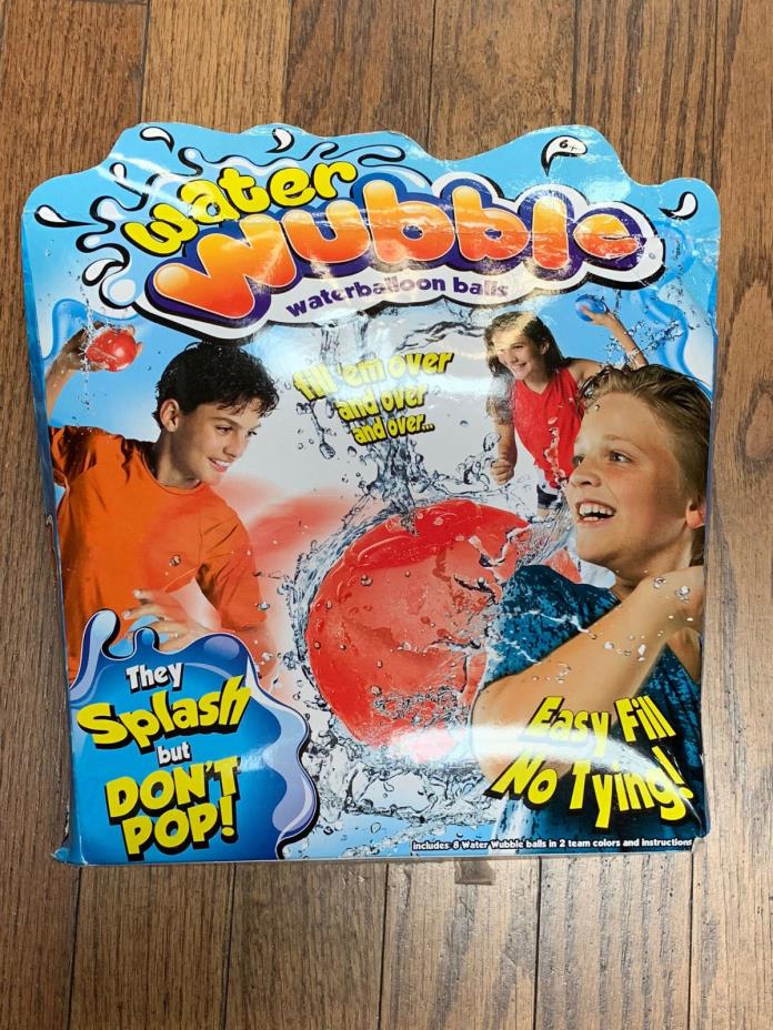 **PACKAGING IS DAMAGED** Water Wubble Waterballoon Balls - Set Of 8- 2 colors