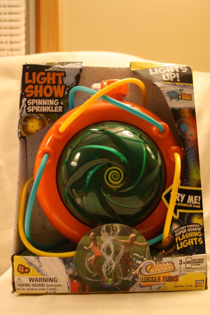 Wet N' Wild Light Show Spinning Sprinkler - Backyard Fun