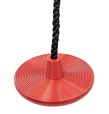 Squirrel Products Tree Swing Disc Rope Swing - with Leg Safety Protector & 1