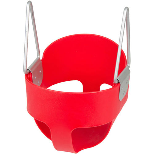 SWING SET STUFF HIGHBACK FULL BUCKET SEAT RED toddler accessory enclosed 0001