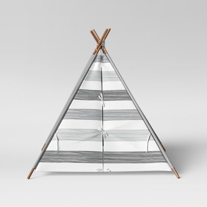 Pillowfort by Target - Gray Rugby Kids Teepee - COVER ONLY - Ships Free!