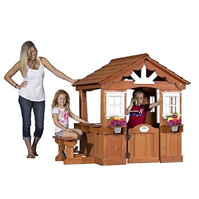 Playhouse For Kids Scenic All Cedar Outdoor Wooden