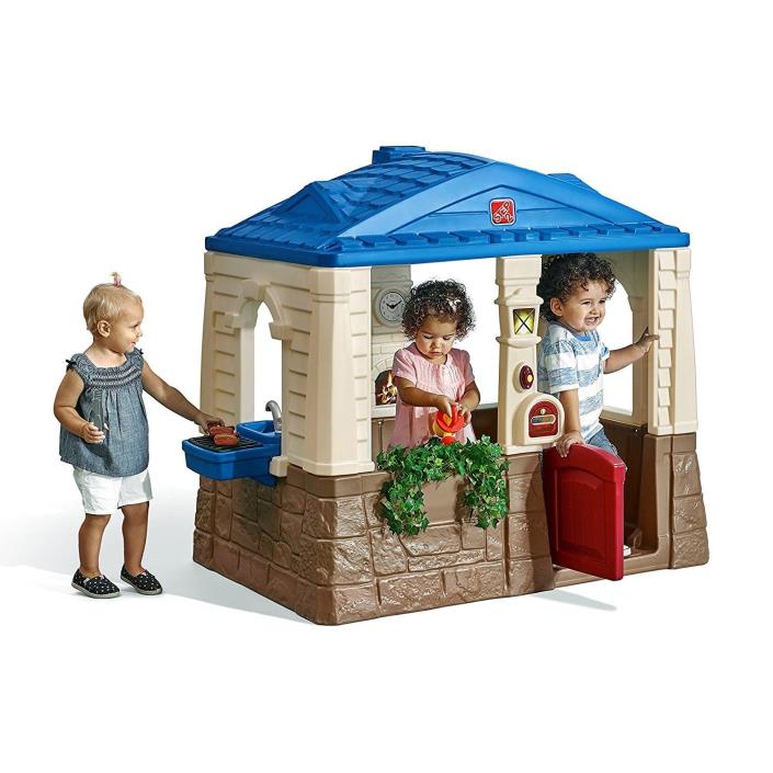 Step2 Neat And Tidy Cottage II Pretend Play House Toy Outdoor Children Kids Fun