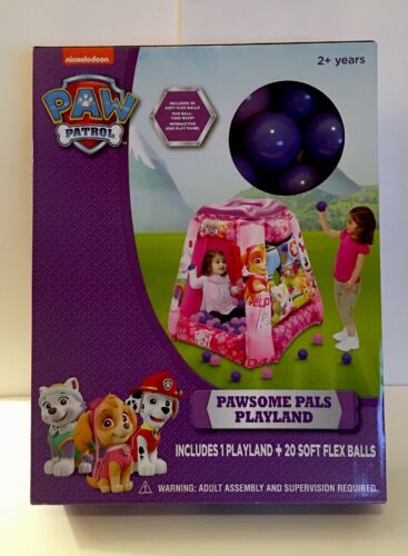 Nickelodeon Paw Patrol Inflatable Pawsome Pals Playland Jump Castle - 20 Balls