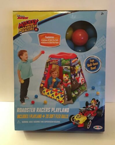 Disney Mickey Mouse and the Roadster Racers Play Ball Pit Playland 20 Soft Balls