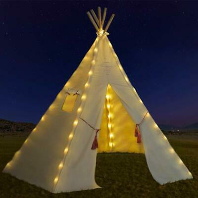 Nature's Blossom Fairy Lights for Kids Teepee Tents - Battery Operated. Set o...