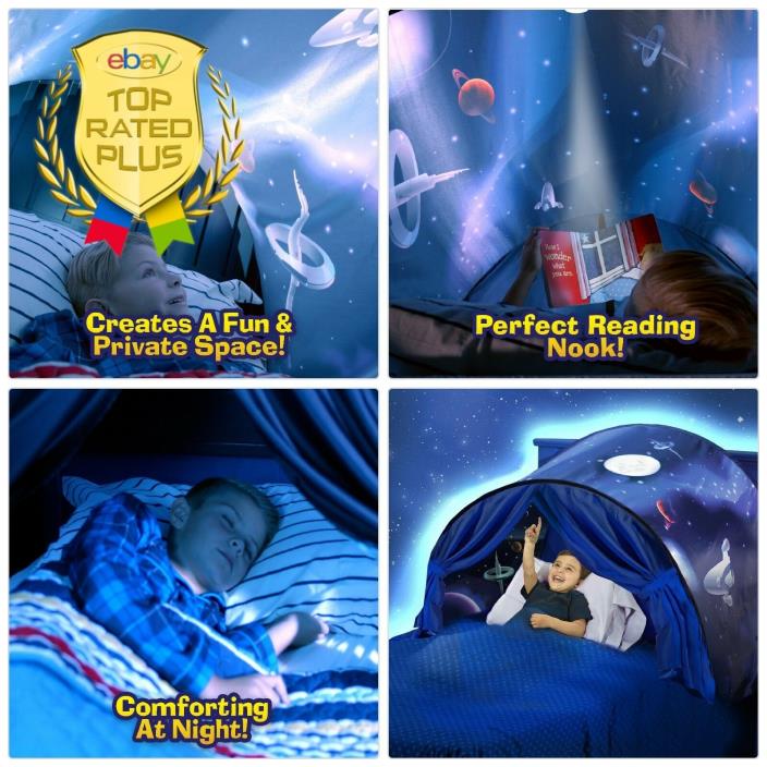 HOT Bed Tent Dream For Kids Boy Toddler Magical space Adventure Mattress Indoor