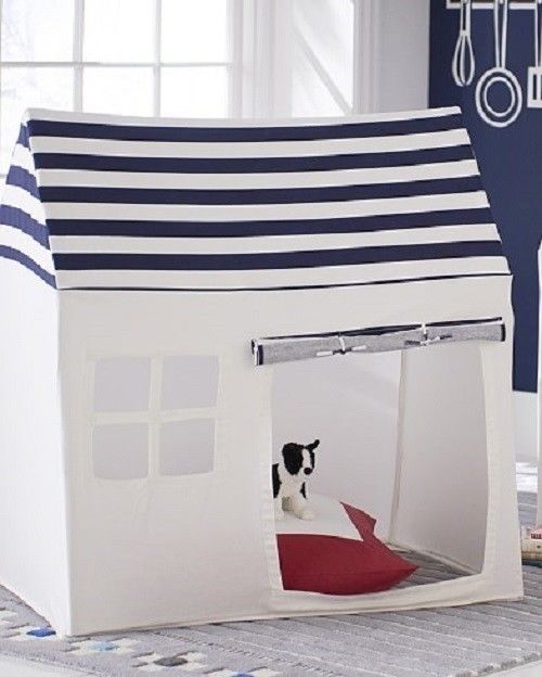 PB Kids My First Play Tent Navy Striped - NEW!!!