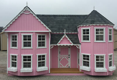 Little Cottage Company Sara's Victorian Mansion DIY Kit Playhouse 8' x 16'