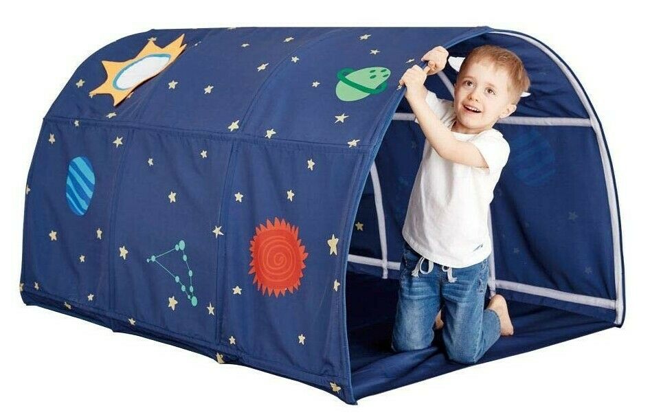 Jadore Tunnel Tent for Twin Beds Space Galaxy