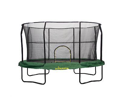 JumpKing Oval 8 x 12ft Trampoline with Enclosure