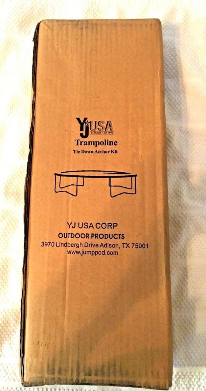 Trampoline Anchor Kit Tie Downs Wind Stake Heavy Duty Set of 4
