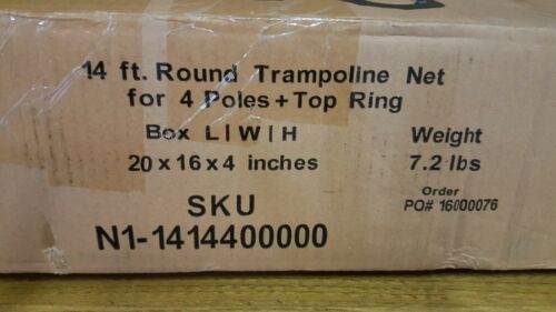 SkyBound Trampoline Safety Net for Top-Ring Style Enclosure System
