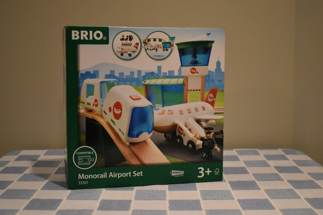 Brio Monorail Airport Set 33301 Brand New!