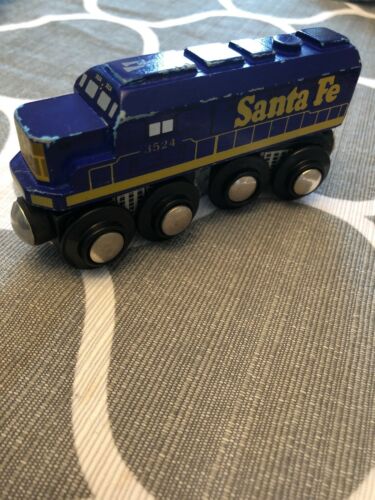 Lionel Heritage Series Wooden Train Santa Fe  Fits Thomas