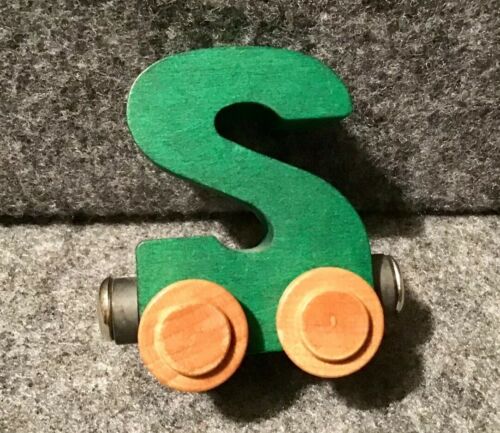 Maple Landmark Name Train Nametrain Letter S Magnetic Alphabet fits Brio Thomas