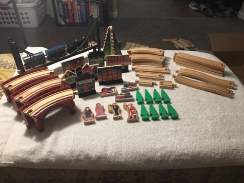 Imaginarium Lionel Polar Express Wooden Train Set Near Complete Works W/ Thomas