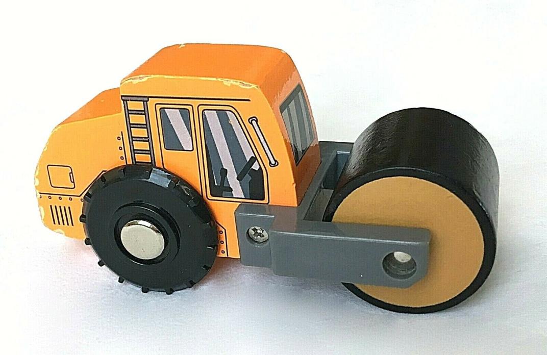 Steam Roller Wooden Train Toy