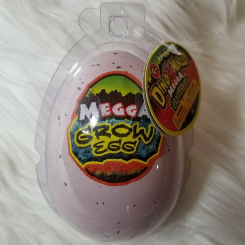 NEW ~DINO WORLD Megga Grow Egg Place in Water Watch it Hatch! For ages 4+