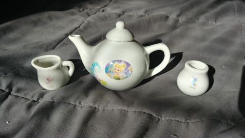 Disney Fairies | Tinker Bell 12 Piece Porcelain Tea Set 2011 Pretend Play