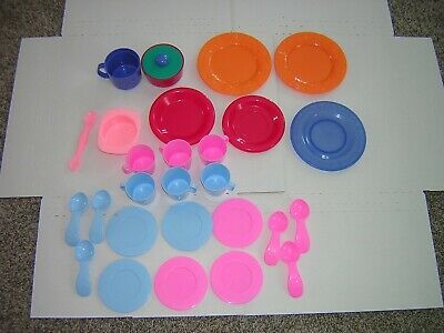 Lot of 28 Toy Dishes