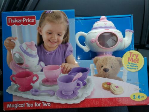 Fisher-Price Magical Tea For Two 2012 Tea Magically Disappears White Pink Purple