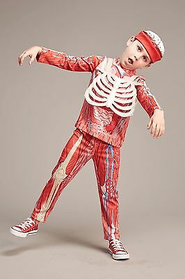 NEW! Body Parts costume for kids 6 years. Halloween, Skeleton, Dress up