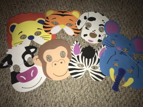 Lot Of Pretend Play Dress Up Animal Masks