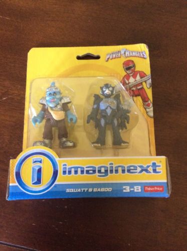 Fisher-Price Imaginext Power Rangers Squat & Baboo ^_^ NEW!