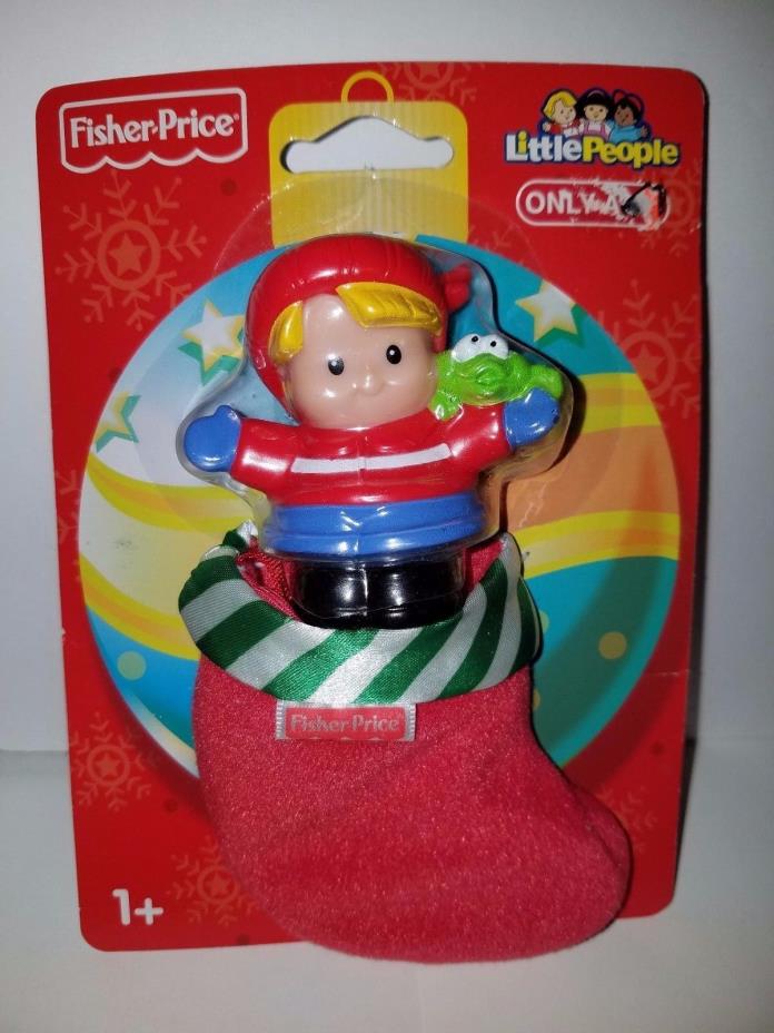 Fisher Price Little People Christmas Stocking  Eddie Target Exclusive Skater