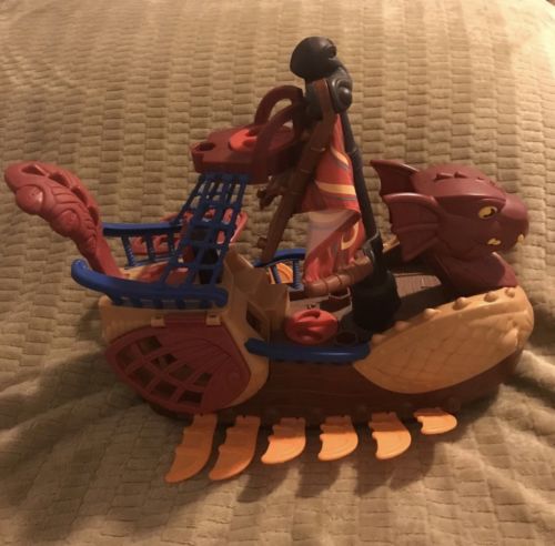 Imaginext Pirate Viking Dragon Ship Boat