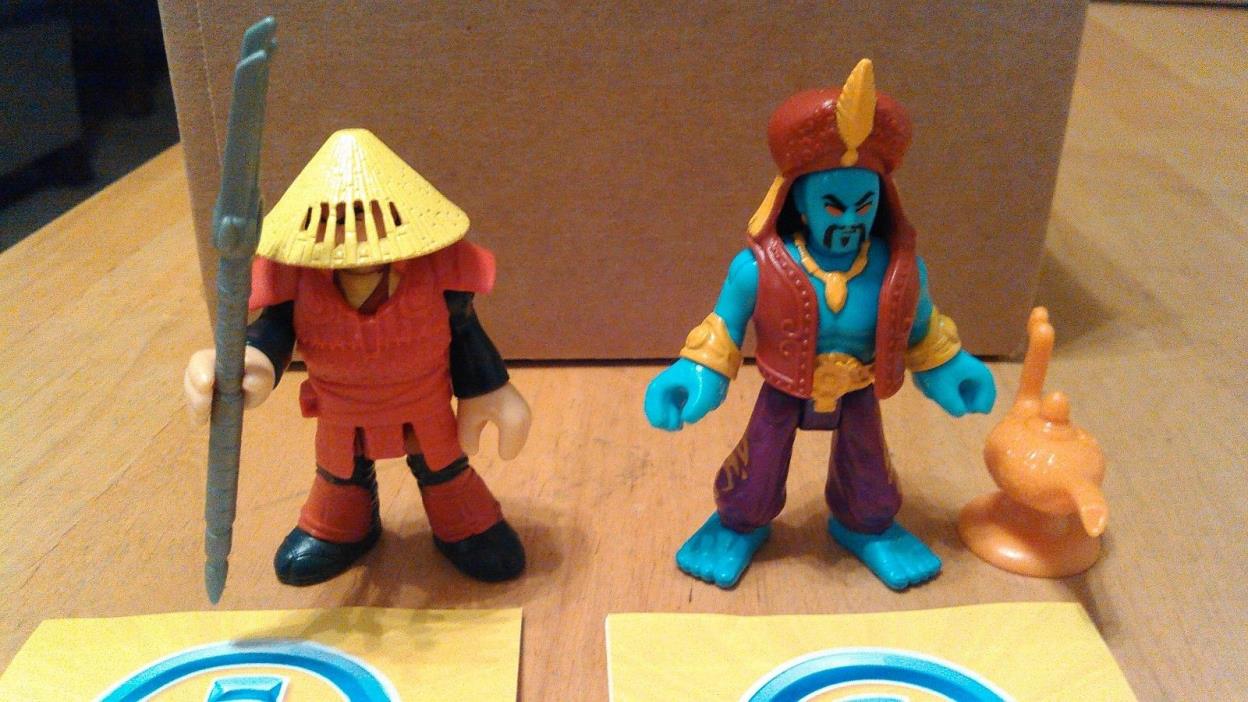 Imaginext Series 5 Genie of the Lamp & Chinese Warrior Samurai Loose