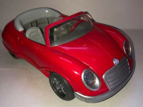 Fisher Price Loving Family Red Convertible Car w/ Opening Trunk RARE 2002