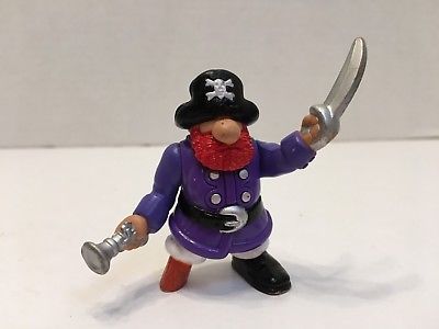 Fisher Price Great Adventures Pirate Blue Beard Peg Leg Figure 1994