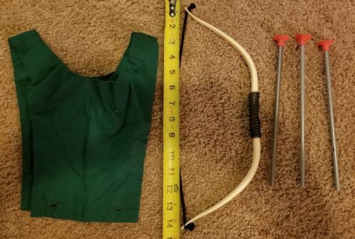 Vintage Robin Hood Bow and Arrows Costume