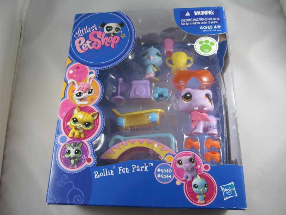 Littlest Pet Shop Rollin' Fun Park new 2043 2044
