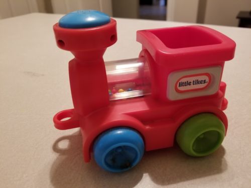 LITTLE TIKE 3-IN-1 SORT AND STACK TRAIN REPLACEMENT RED ENGINE CAR FREE SHIP
