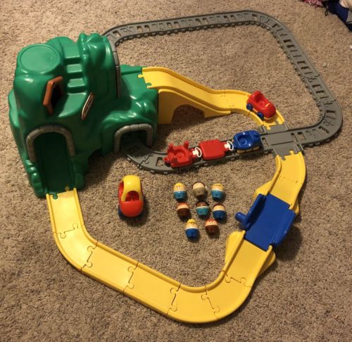 Little Tikes Peak Road & Rail Set Train Track Green Mountain VTG Toddle Tot Lot