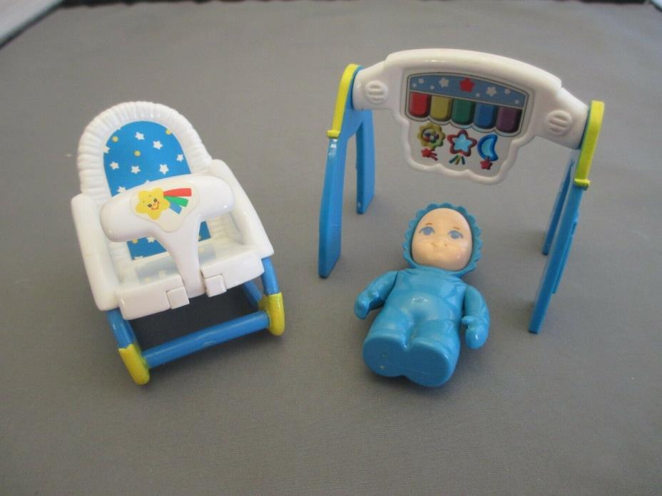 Little Tikes Dollhouse Baby And Dollhouse Size Seat & Play Center