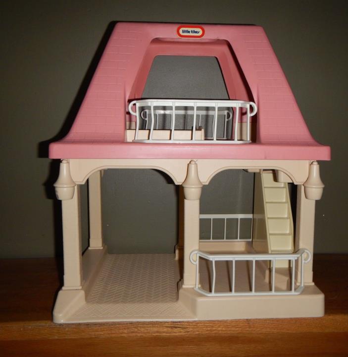 Vintage Little Tikes Dollhouse - Grandmas House (Pink Roof)