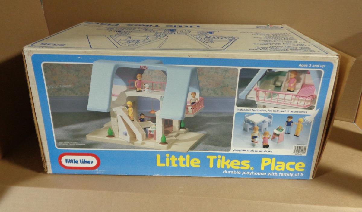 Little Tikes Place Dollhouse - Vintage 1994 - Complete with Box + Instructions