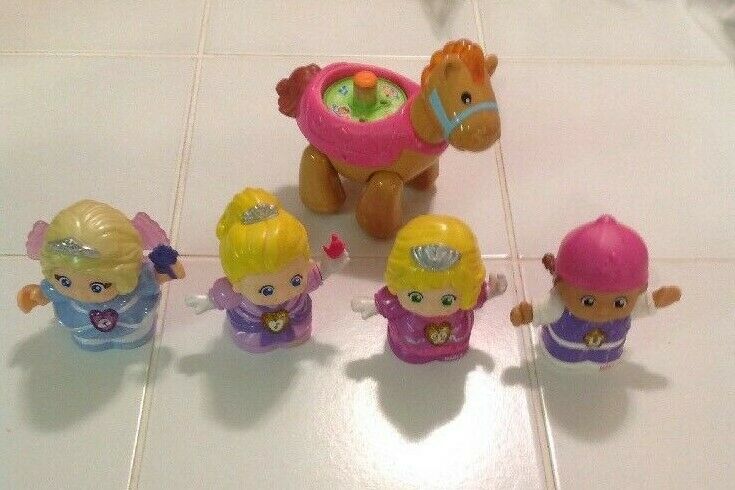 LOT OF VTech Go! Go! Smart Friends Fairy Prisma Princess Darla & Robin Horse & L