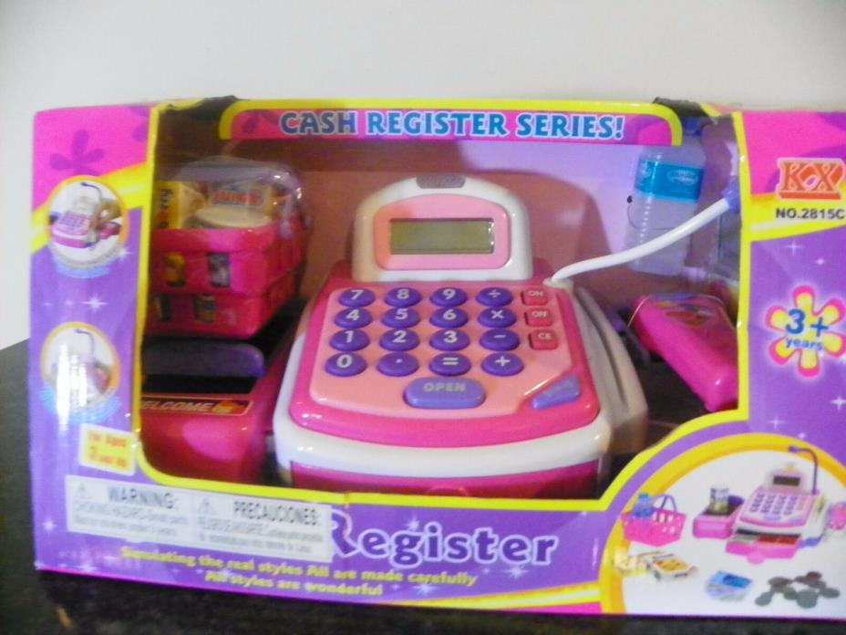 KX My Cash Register Pretend Play Battery Operated Toy Cash Register