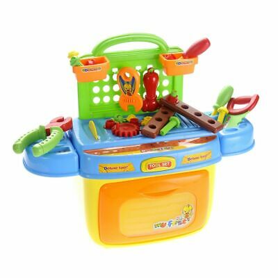 Kids Tool Box Pretend Playset with Sound & Lights Compact Po