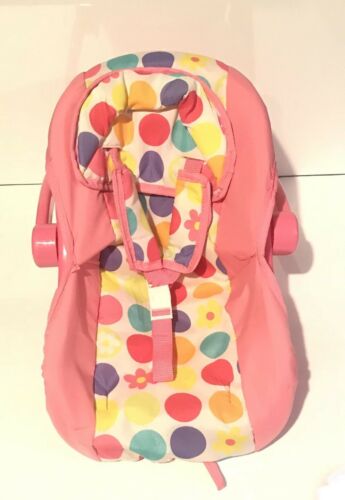 Baby Doll Pretend Car Seat Carrier Infant Seat Toy Pink