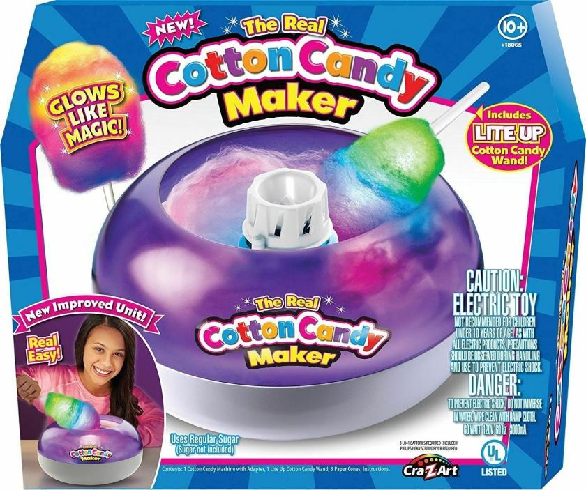 Brand New Cra-Z-Art The Real Cotton Candy Maker Activity Set