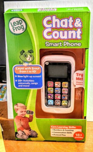 LeapFrog Chat and Count Smart Phone ~ Leap Frog Scout   NEW/SEALED  18+ Months
