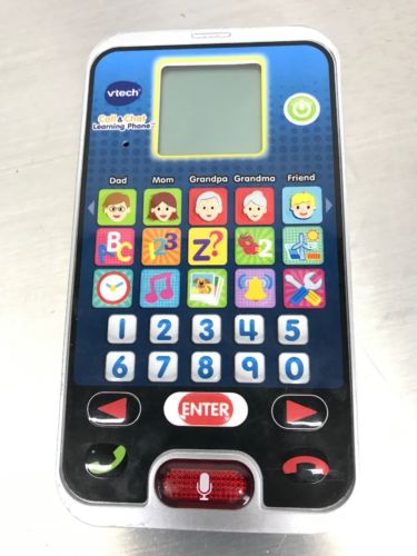 VTech Call & Chat Learning Phone Pretend Play with Letters Numbers & Games